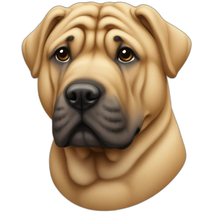 adult sharpei rhude emoji