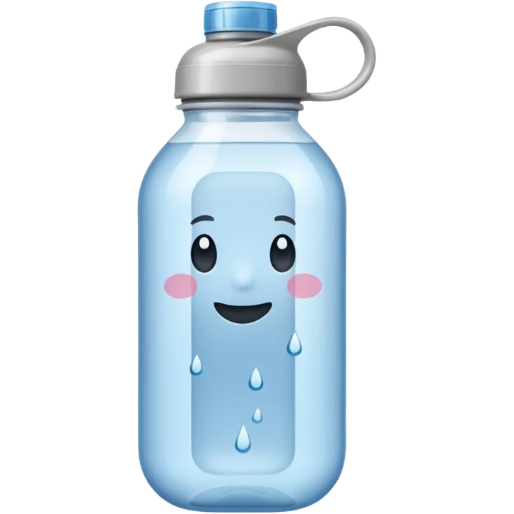 Water bottle – reusable canteen
 emoji