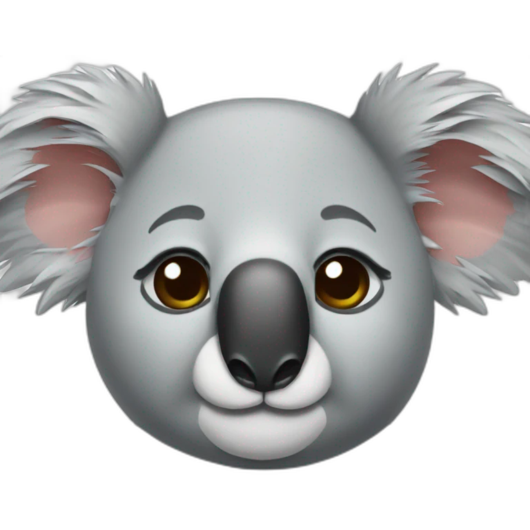 koala with fever emoji