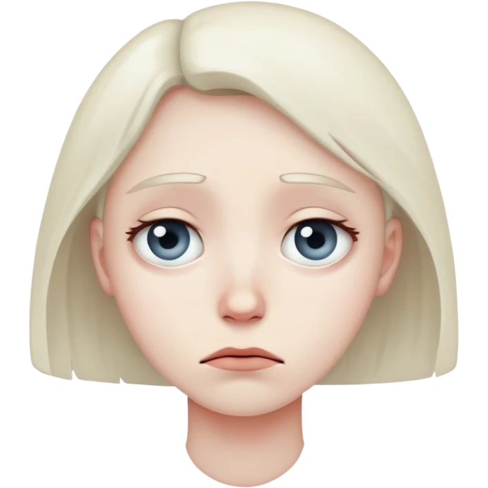 really sad and heartbroken empty feeling emoji