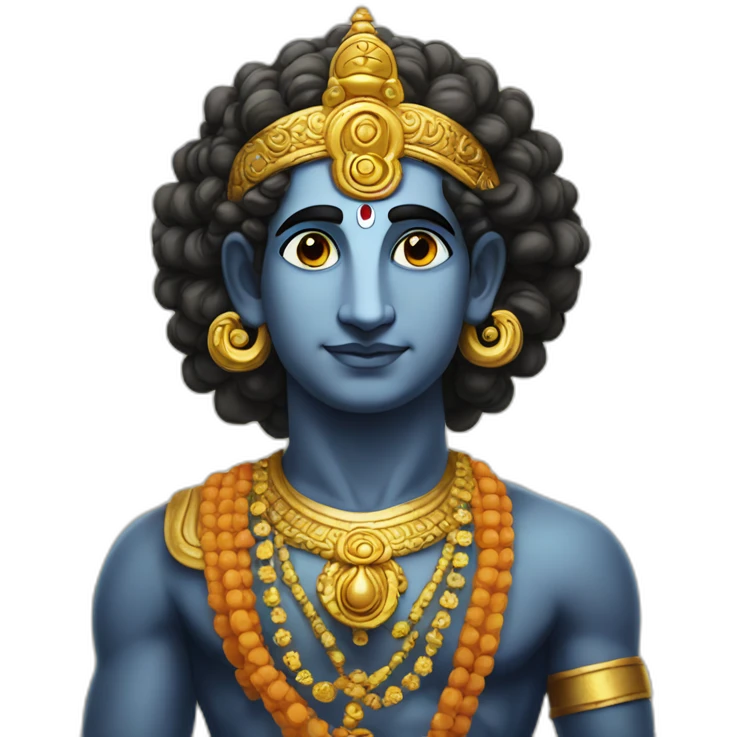 God Krishna as ram emoji