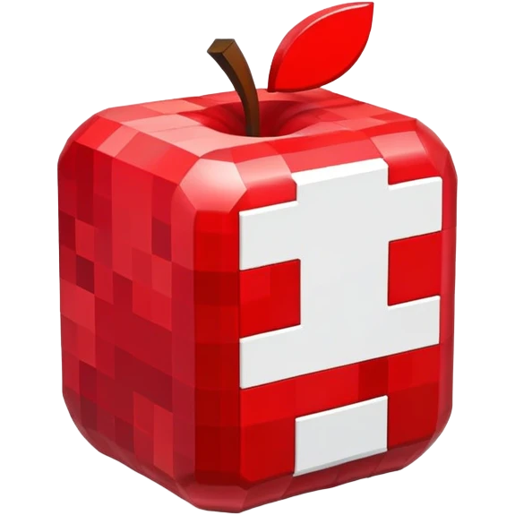 Minecraft apple emoji