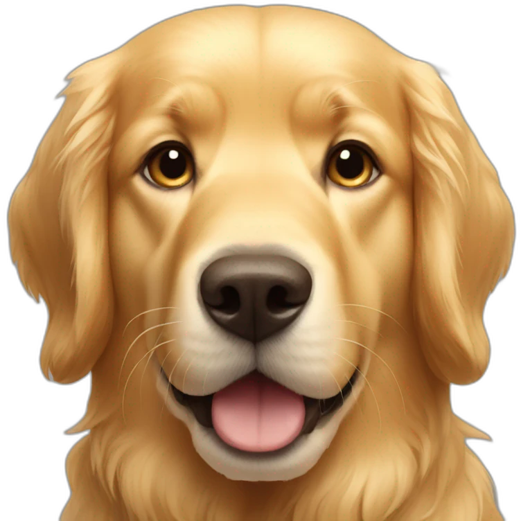 Golden retriever emoji