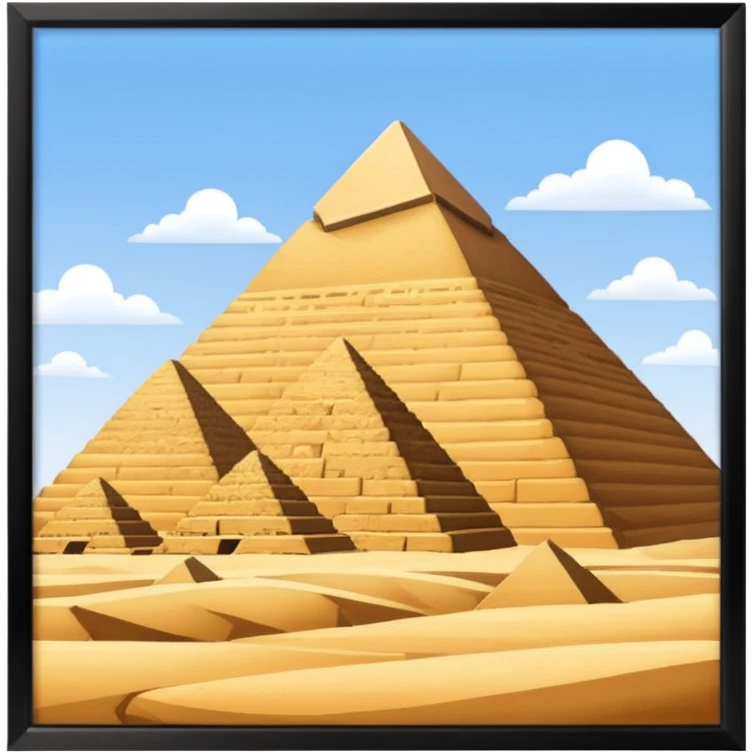 Pirámides de giza emoji