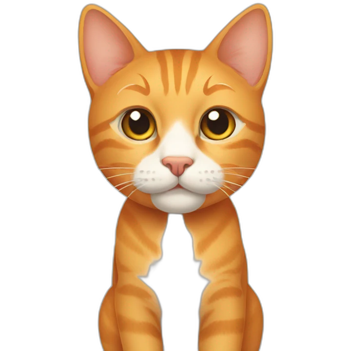 orange tabby caat emoji