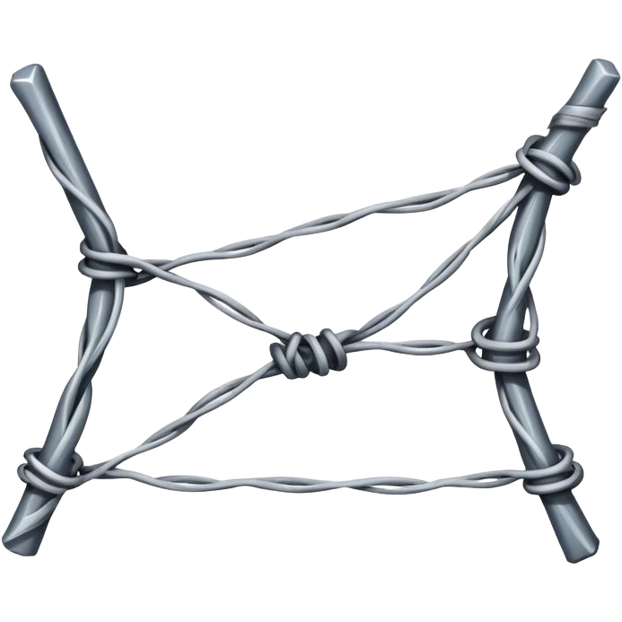 horizontal barb wire emoji