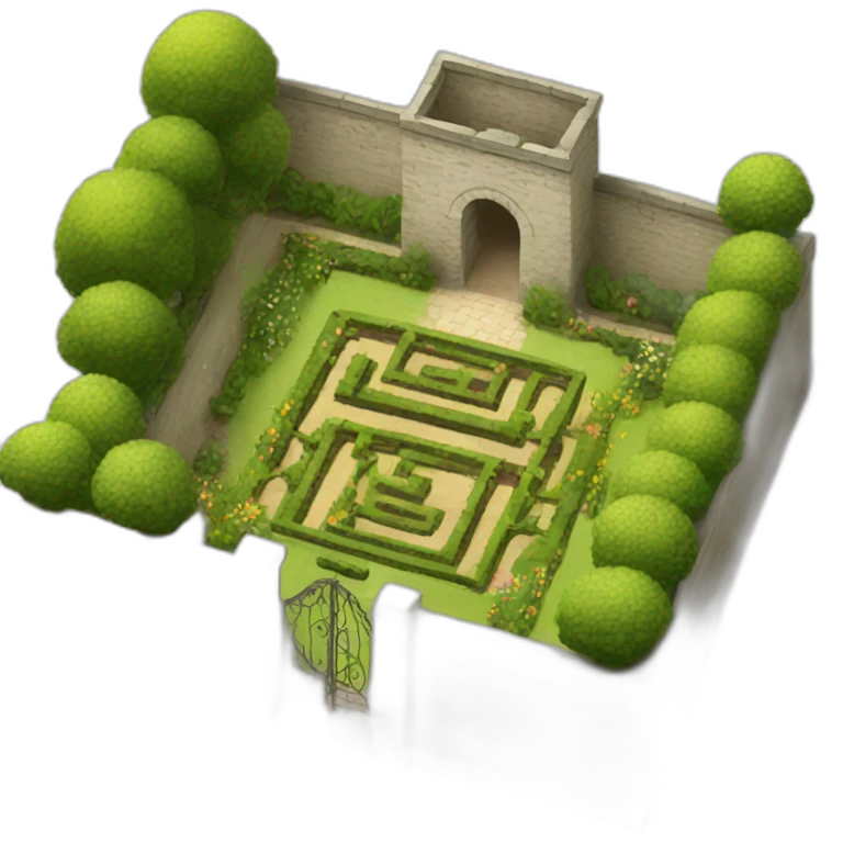 walled garden emoji