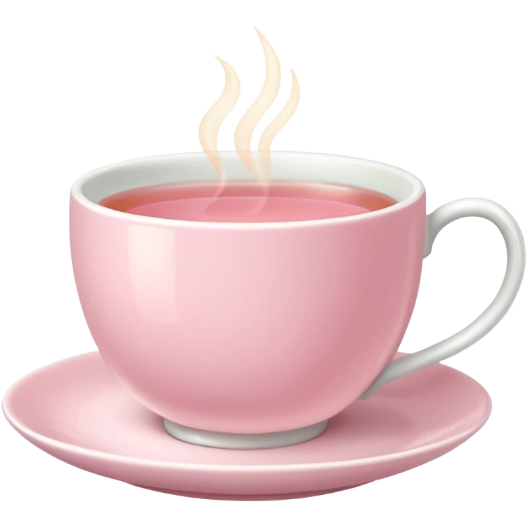 Cute Pastel pink Tea emoji
