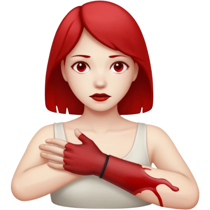 cutting wrist  emoji