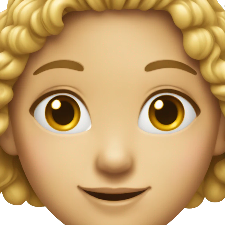 smiling girl with necklace emoji