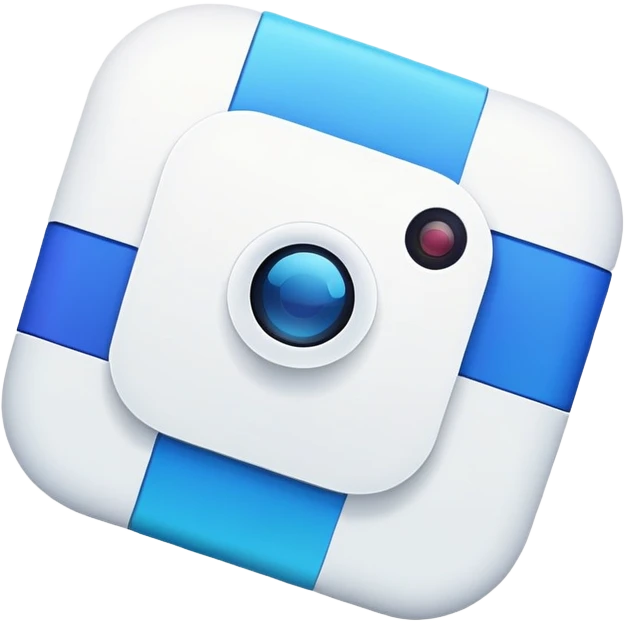 Instagram blue tech emoji