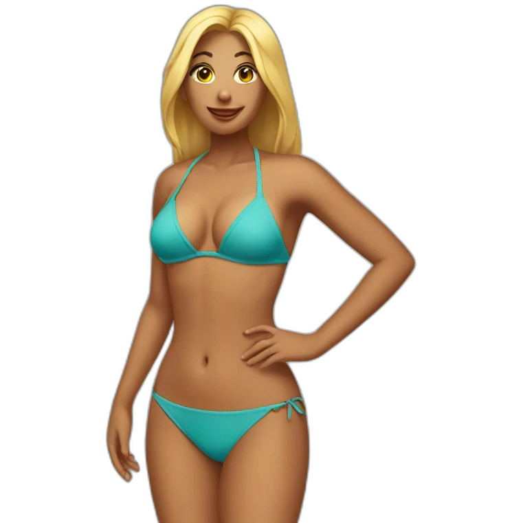 bikini woman emoji