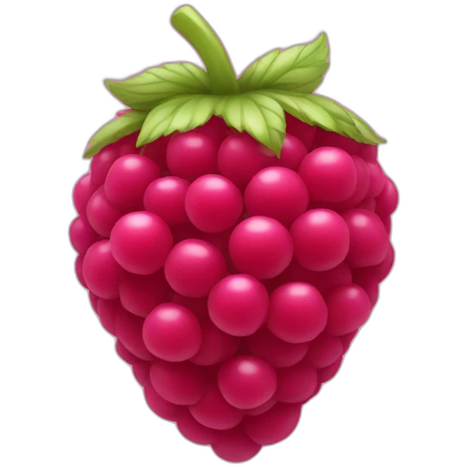 raspberry fruit emoji