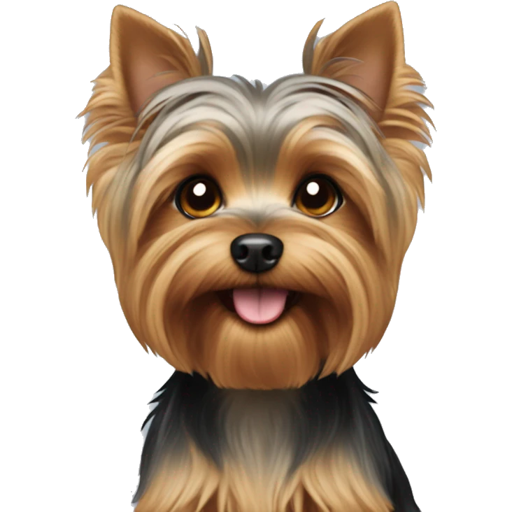 cute yorkie dog emoji