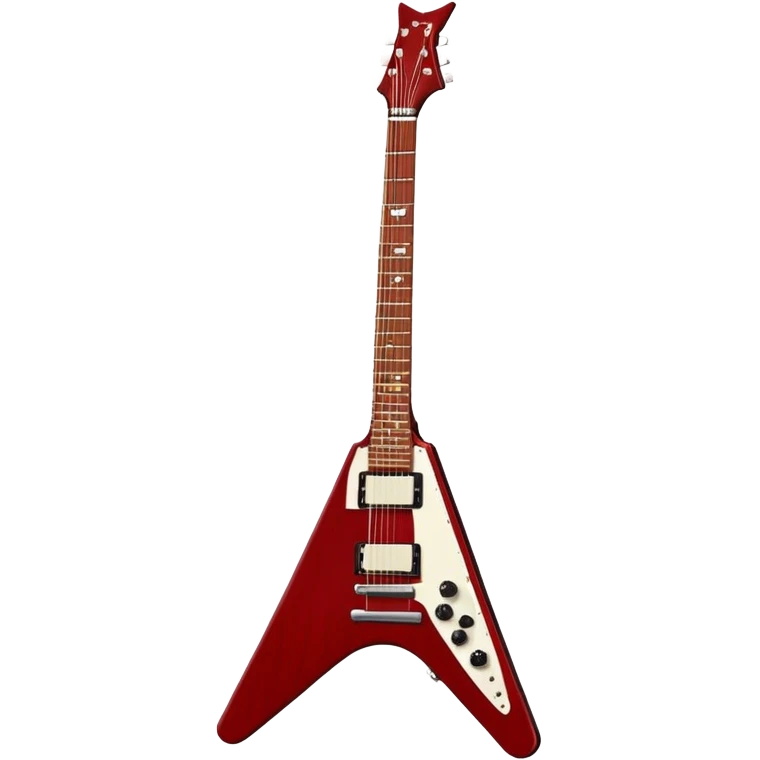 Gibson Flying V, electric guitar emoji