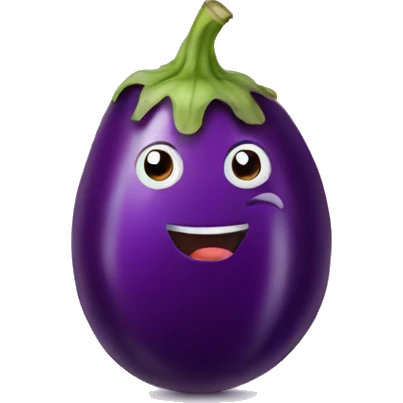 eggplant emoji