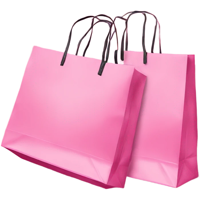 Pink victoria’s secret shopping bags emoji