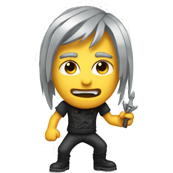 Metal guy emoji