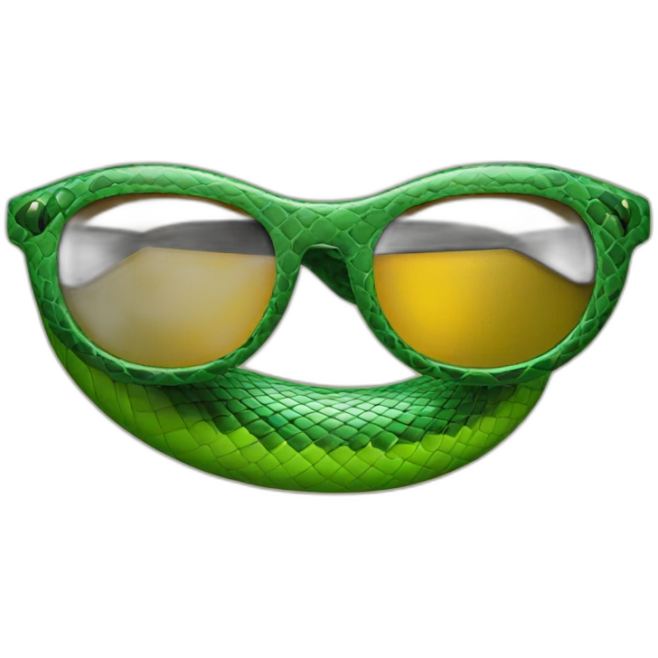 Snake sunglasses  emoji