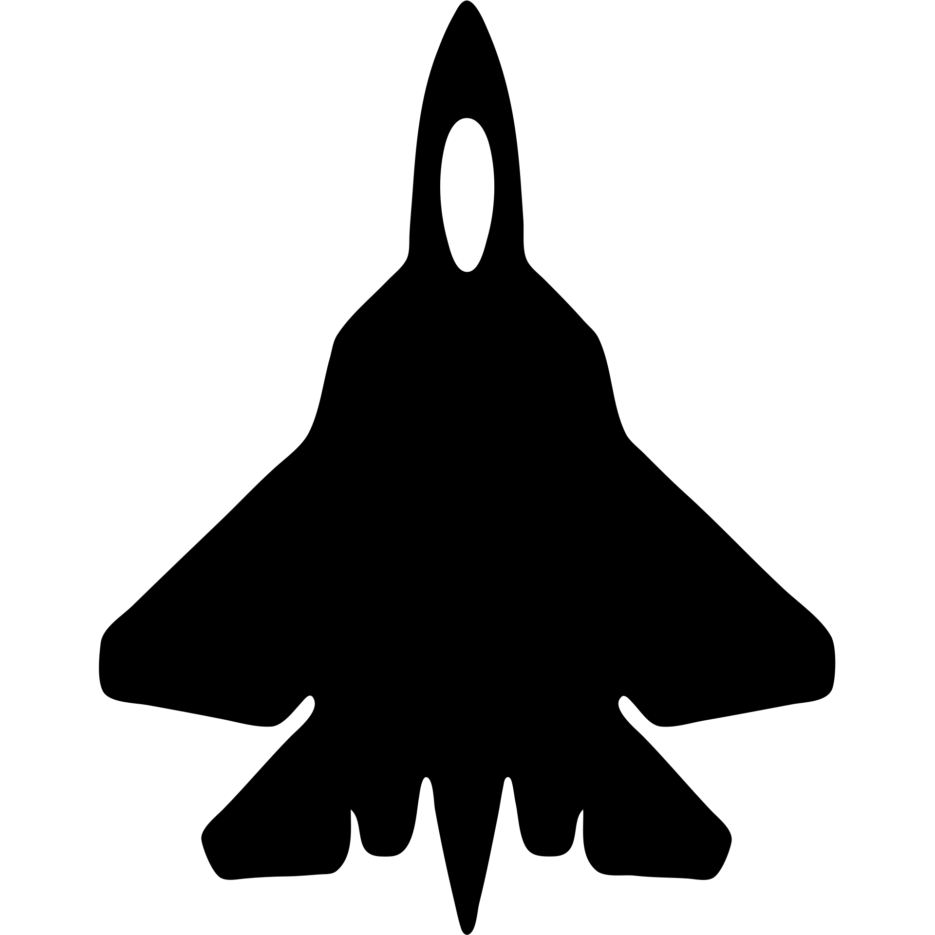 Su-57 jet, top-down view emoji