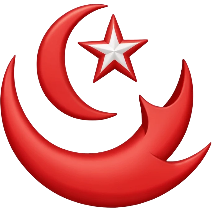 Osmanlı bayrağı  emoji