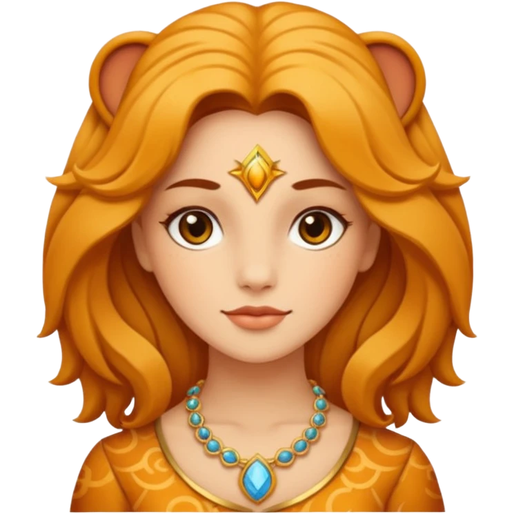 Leo woman zodiac emoji