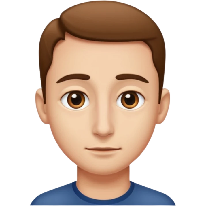 Make the nose bigger and eyes smaller  emoji