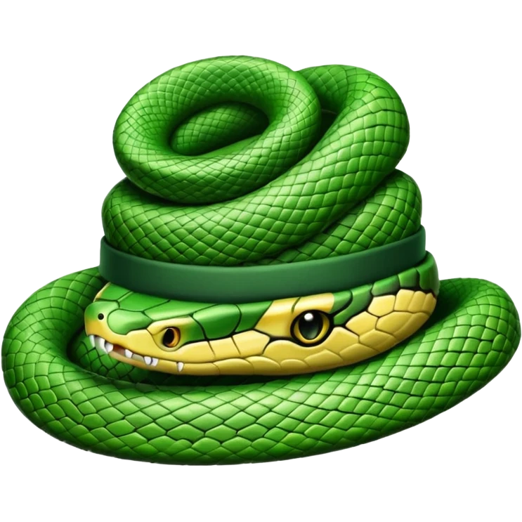hat with snake emoji
