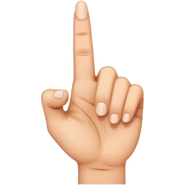 Middle finger emoji