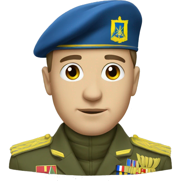 ukraine military man  emoji