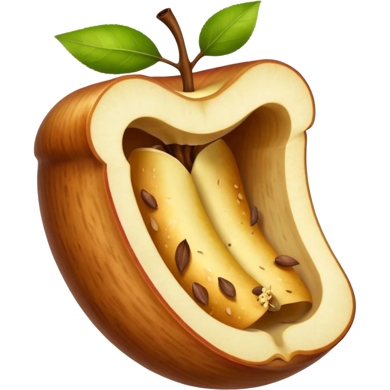 Apple core emoji