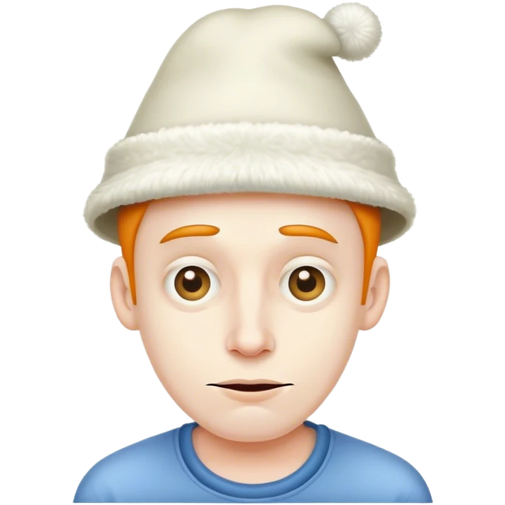 A man that looks stupid emoji