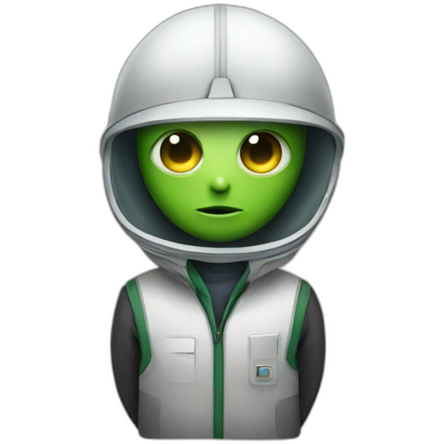 Alien worker emoji