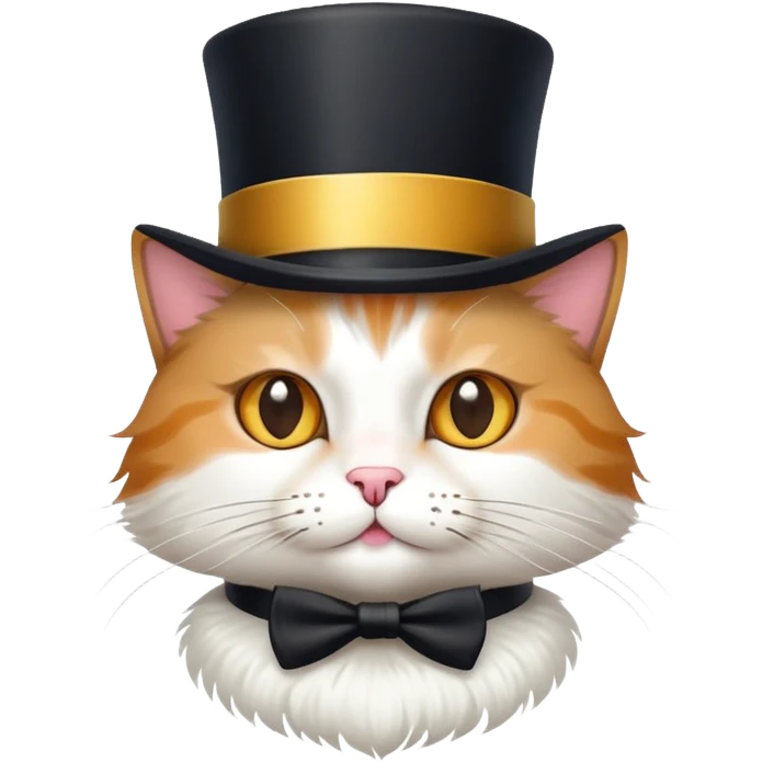 cat with tophat emoji