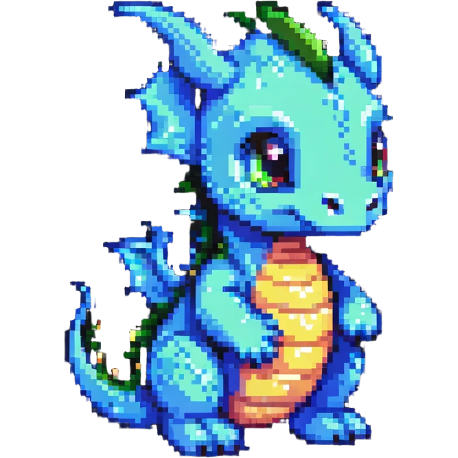 cute baby dragon emoji