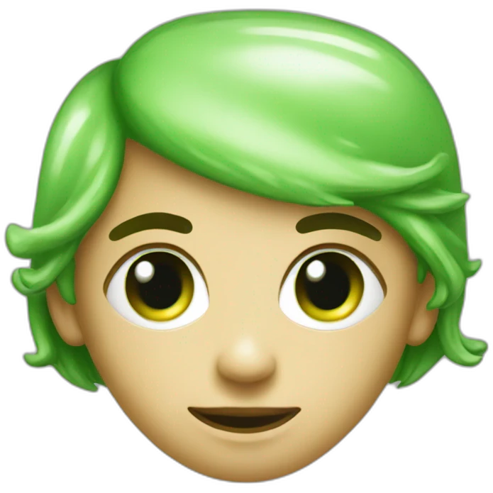 Extraterrestre green emoji
