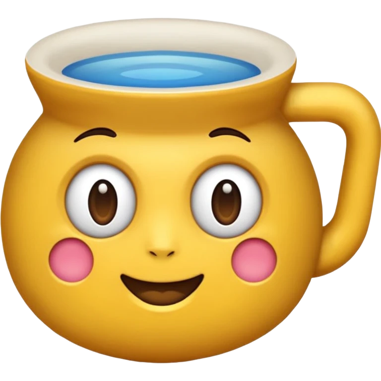 чашка чая с цветами и листьями на фоне emoji
