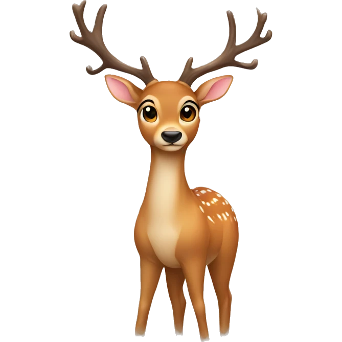 deer in love emoji