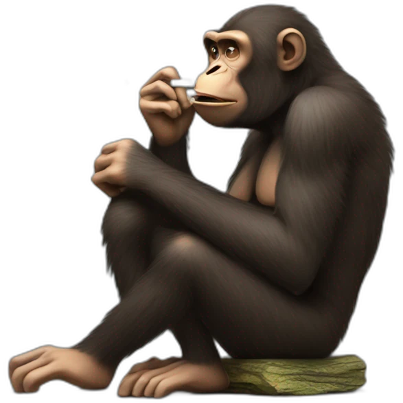 bored ape nft smoking a cigarette emoji
