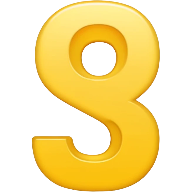 numbers in light yellow emoji