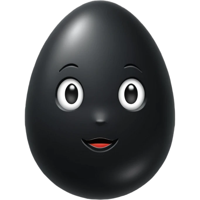 black onyx egg emoji
