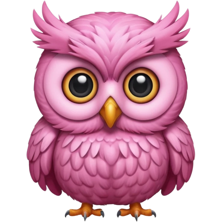 pink owl emoji