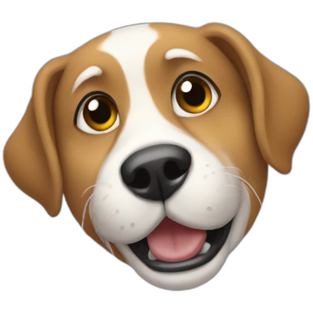 Perro haciendo pis emoji