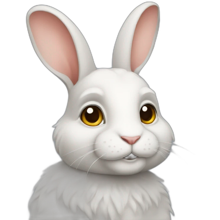 A rabbit philosopher emoji