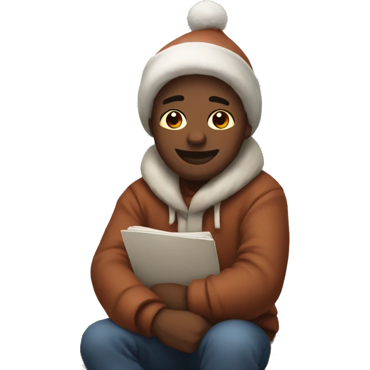Cozy aesthetic Christmas emoji emoji