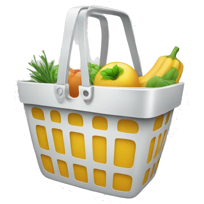 shopping basket emoji