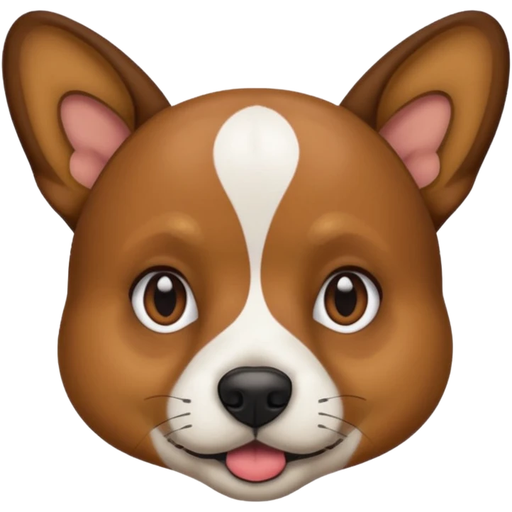 Macron en tête de chien  emoji