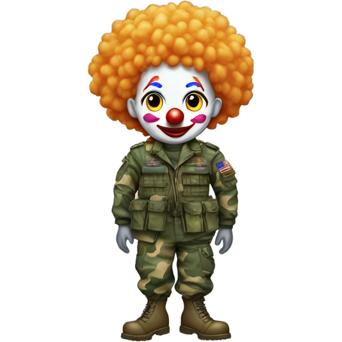 Military clown emoji