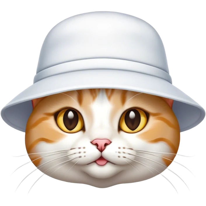 cat in white hat emoji