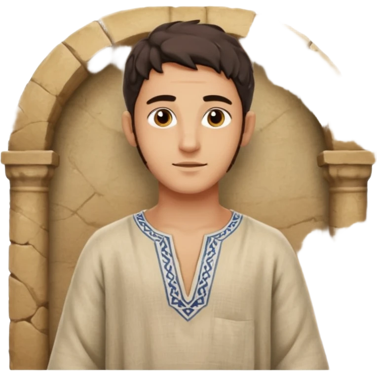 jewish man young ancient Judea emoji
